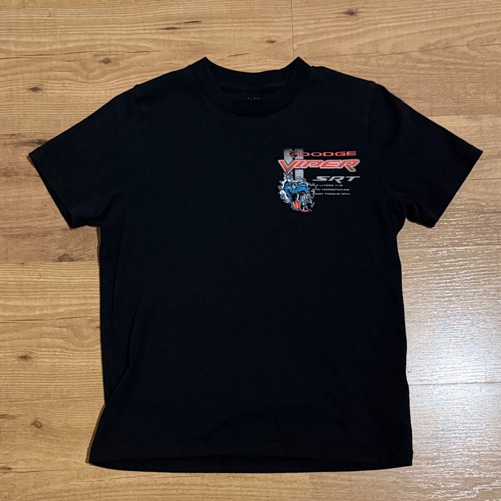 Abercrombie Kids Black Dodge Viper Graphic Tee